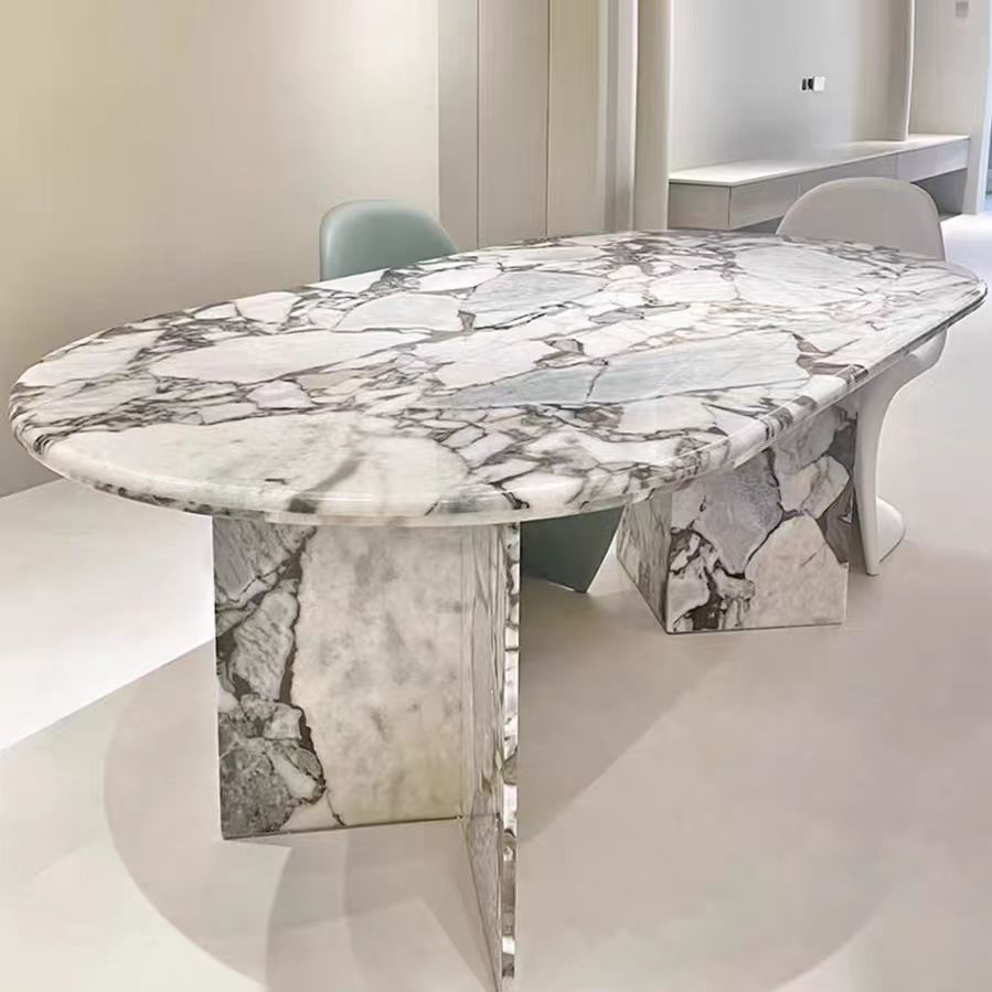 Gaoliang dining table modern light luxury stone OEM/ODM (CZ182)