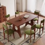 Dining Table Modern Solid Wood Square OEM/ODM (CZ30)
