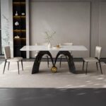 Gaoliang Dining Table M Shaped Modern OEM/ODM (CZ64)