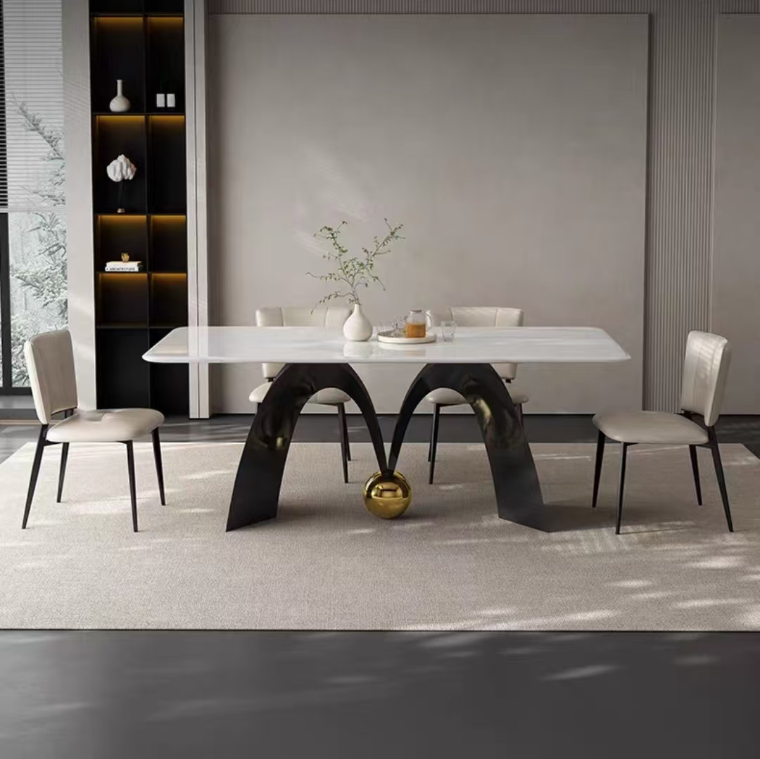 Gaoliang Dining Table M Shaped Modern OEM/ODM (CZ64)
