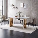 Gaoliang Dining Table Modern Light Luxury OEM/ODM (CZ76)