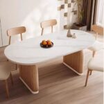 Gaoliang Dining Table Nordic Modern Cream OEM/ODM (CZ79)