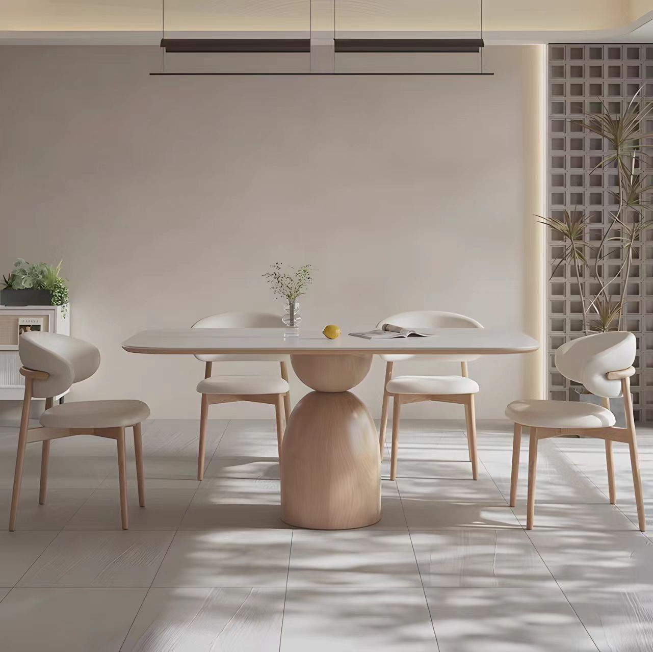 Gaoliang Dining Table Set For 6 Modern Nordic OEM/ODM (CZ82)