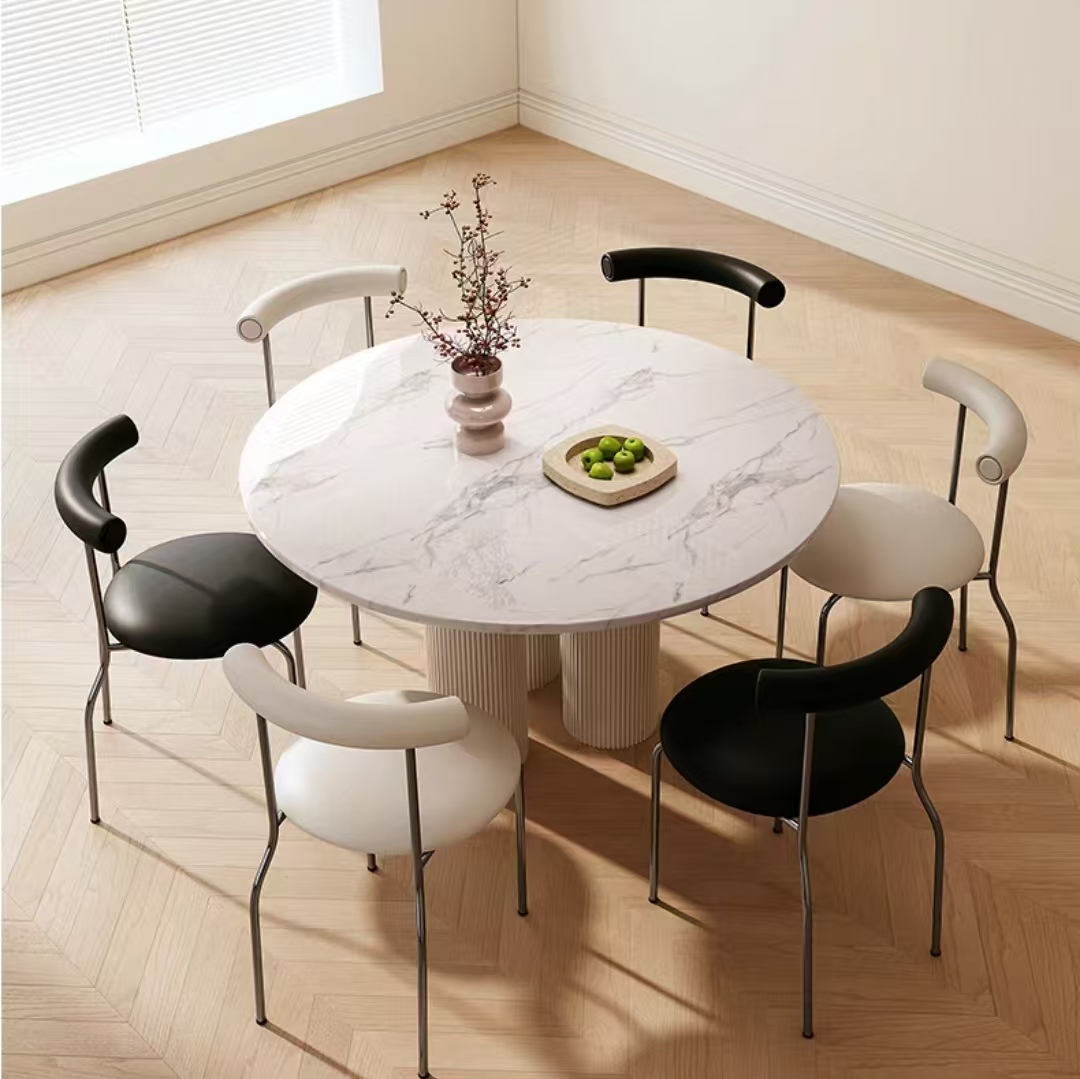 Dining Table Set for 6 Modern Rround OEM/ODM (CZ86)