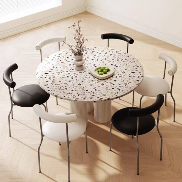 Dining Table Set for 6 Modern Rround OEM/ODM (CZ86)