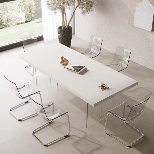 Gaoliang Dining Table Modern Minimalist Acrylic OEM/ODM (CZ94)