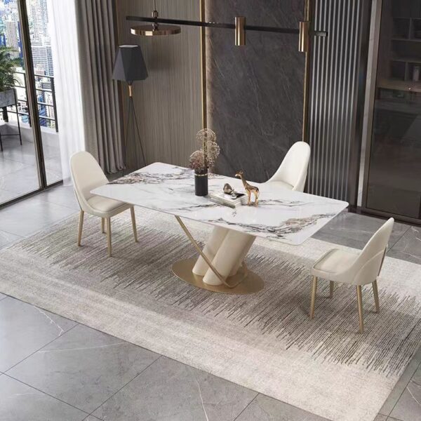 Gaoliang Dining Table Italian Iight Luxury OEM/ODM (CZ99)