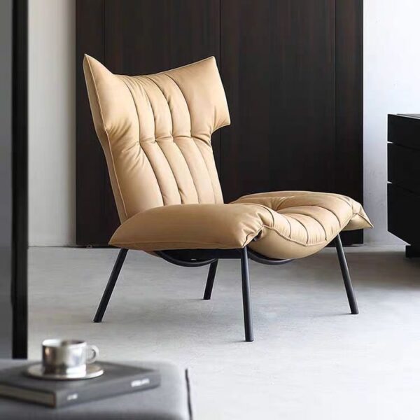 Gaoliang Leisure Chair Minimalist Leather OEM/ODM (DY196)