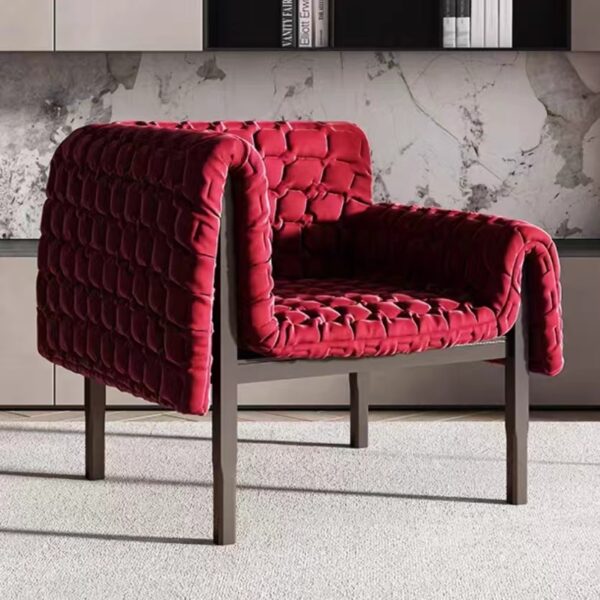 Gaoliang Lounge Chair Nordic Modern Fabric Wooden Frame OEM/ODM (DY211)