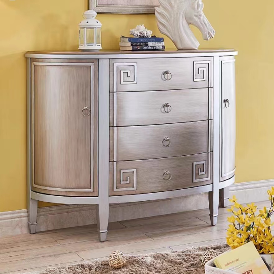 Gaoliang Sideboard Cabinet Vintage Luxury Gold Engraving OEM/ODM(GZ119)
