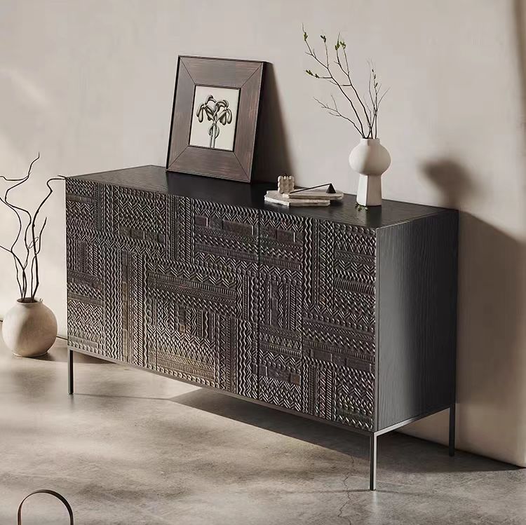 Gaoliang Sideboard Cabinet Antique Carve Design OEM/ODM(GZ97)