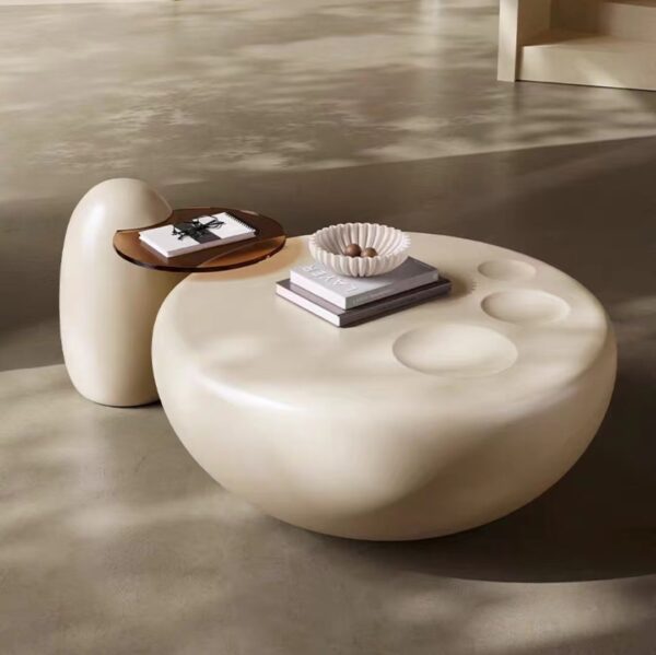 Gaoliang Coffee Table Set Fiberglass Round OEM/ODM(KF111)