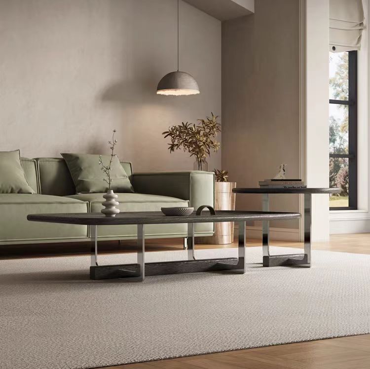 Gaoliang Coffee Table Round And Square Wooden OEM/ODM (KF250)