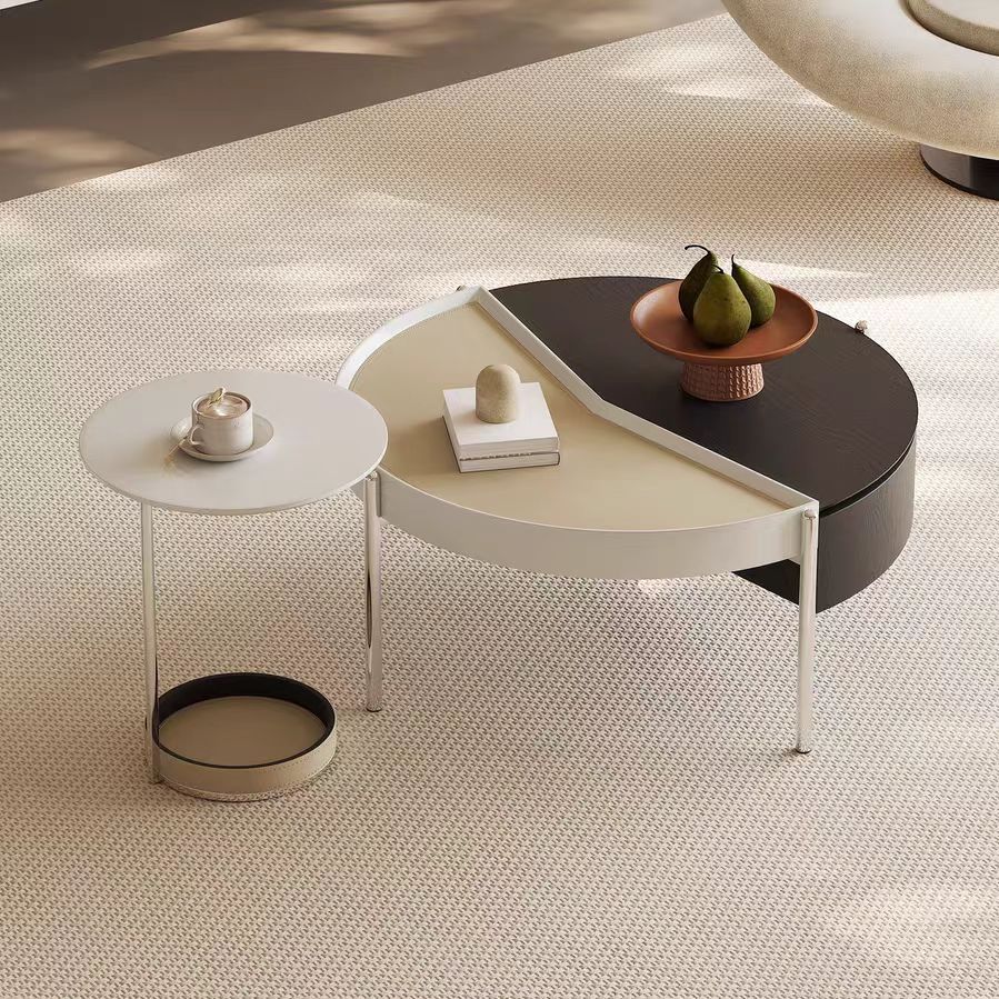 Gaoliang lift top coffee table with storage round OEM/ODM (KF278)