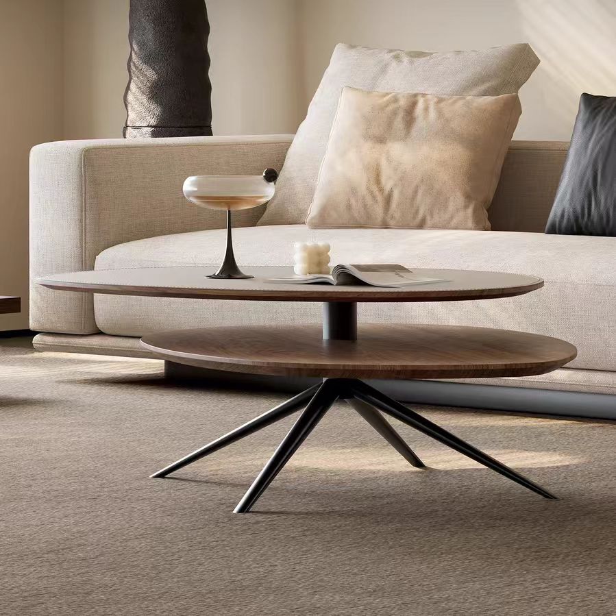 Gaoliang coffee table modern rotated irregular OEM/ODM (KF77)