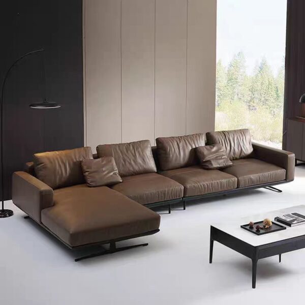 Gaoliang Sofa Leather Italian Design Modern Luxury OEM/ODM (SF04)