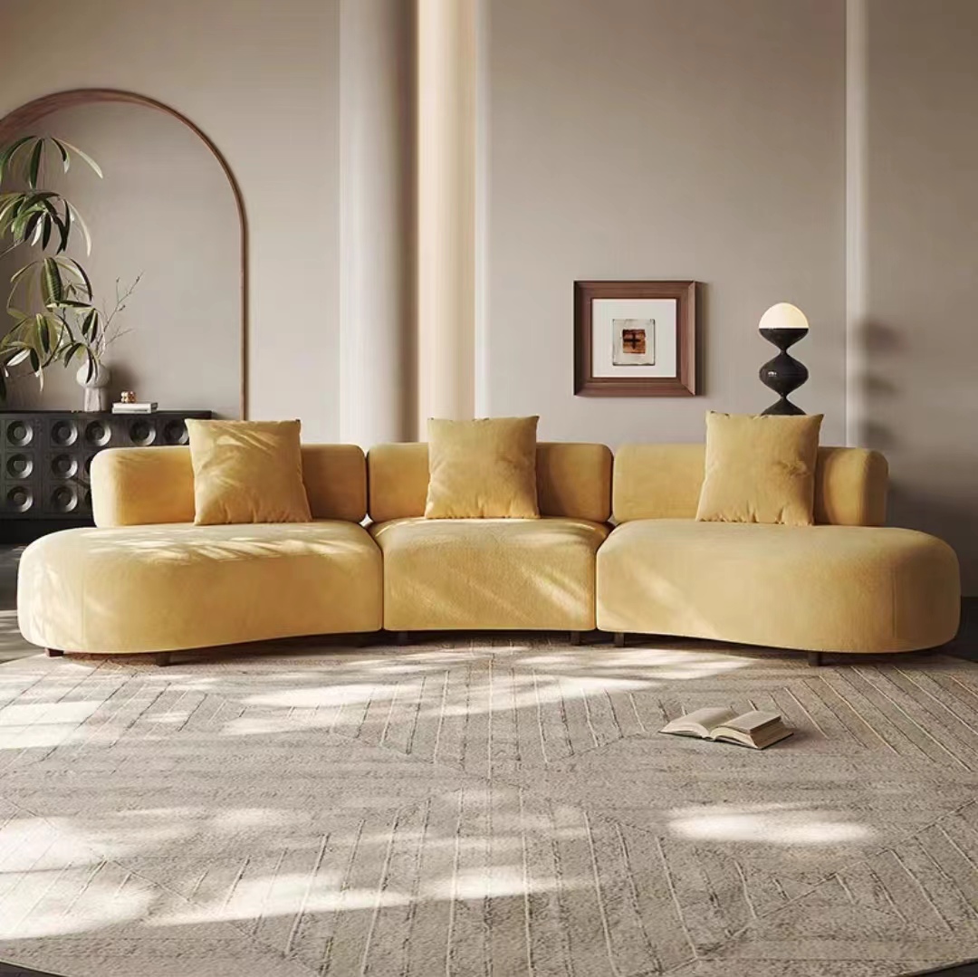 Gaoliang Live Sofa Room Modern Arc Shape OEM/ODM (SF13)