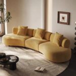 Gaoliang Live Sofa Room Modern Arc Shape OEM/ODM (SF13)