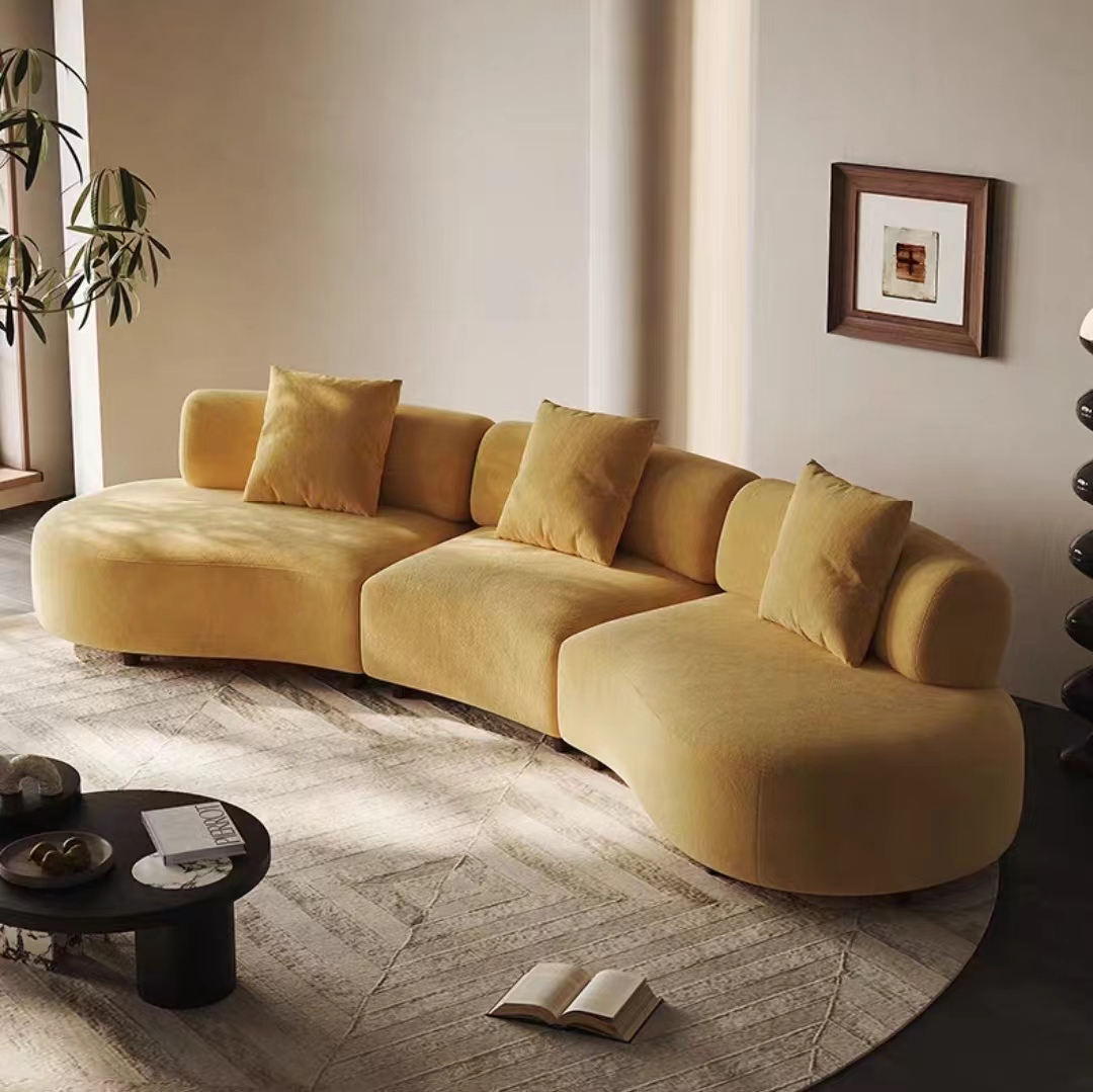 Gaoliang Live Sofa Room Modern Arc Shape OEM/ODM (SF13)