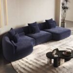 Gaoliang Couch Living Rroom Sofas Italian Corner OEM/ODM (SF19)