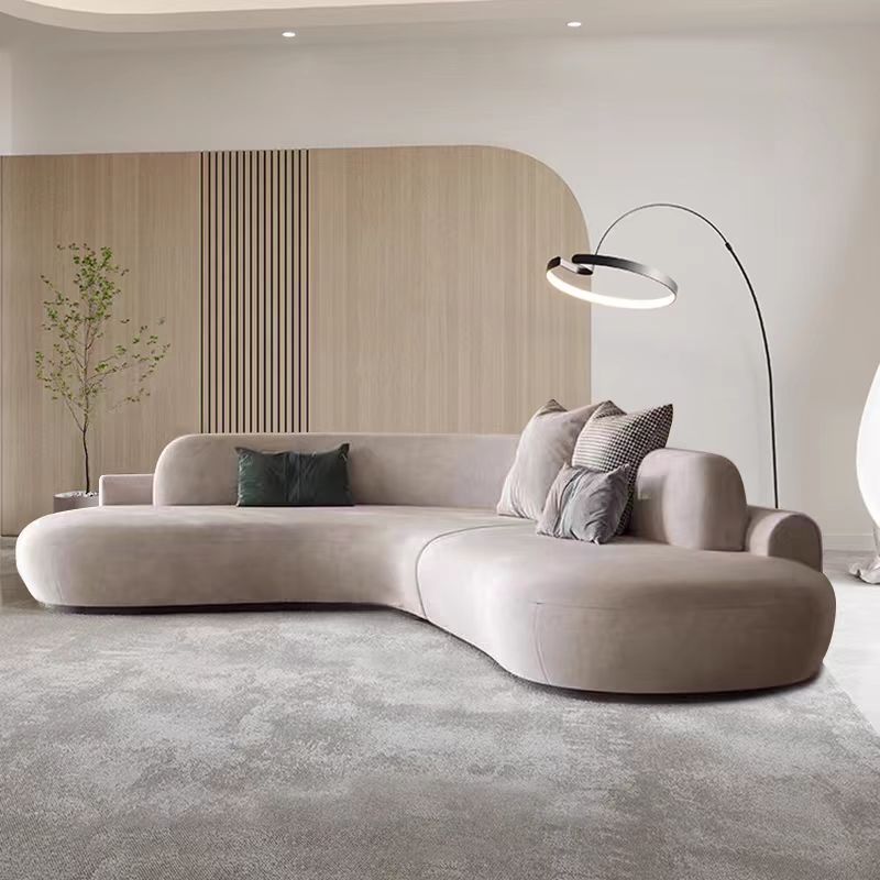 Gaoliang Sofa Sets Italian Moon Fabric Modern OEM/ODM (SF23)