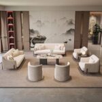 sofa new Chinese style modern light luxury fabric OEM/ODM