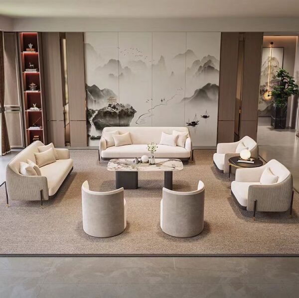 sofa new Chinese style modern light luxury fabric OEM/ODM