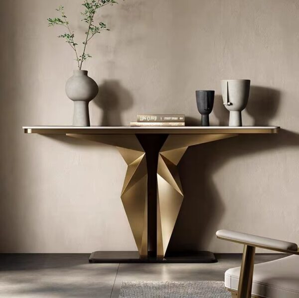 Gaoliang Console Table Modern Marble Entryway Table OEM/ODM (XG05)