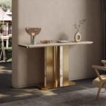 Gaoliang Console Table Stone Top Entryway Table OEM/ODM (XG11)