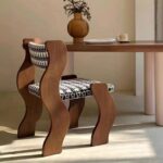 Gaoliang Dining Chair Nordic Style Wood Legs OEM/ODM (YZ129)