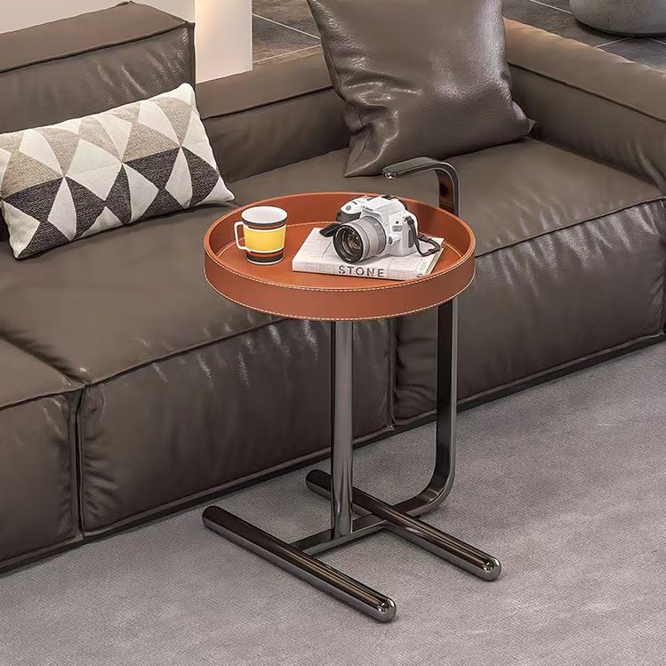 Gaoliang Side Table Saddle Leather Modern Table OEM/ODM (BJ84)