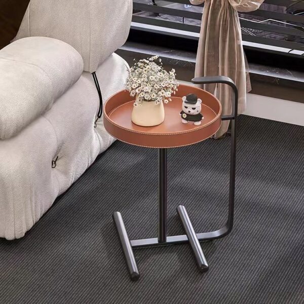 Gaoliang Side Table Saddle Leather Modern Table OEM/ODM (BJ84)