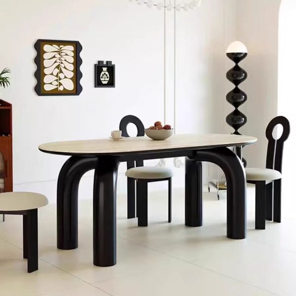 Gaoliang dining table set for 6 modern simple OEM/ODM (CZ185)