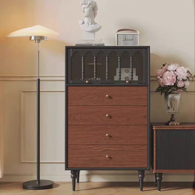 Gaoliang Sideboard Cabinet Ssolid Wooden Mid Century Style OEM/ODM(GZ69)