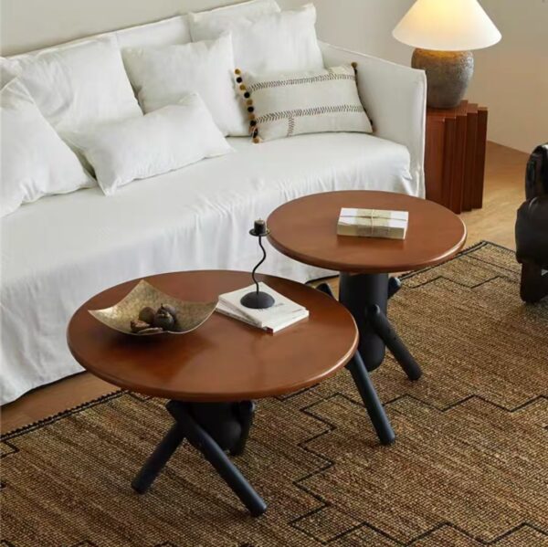 Gaoliang Coffee Table And Side Table Set Round OEM/ODM (KF283)