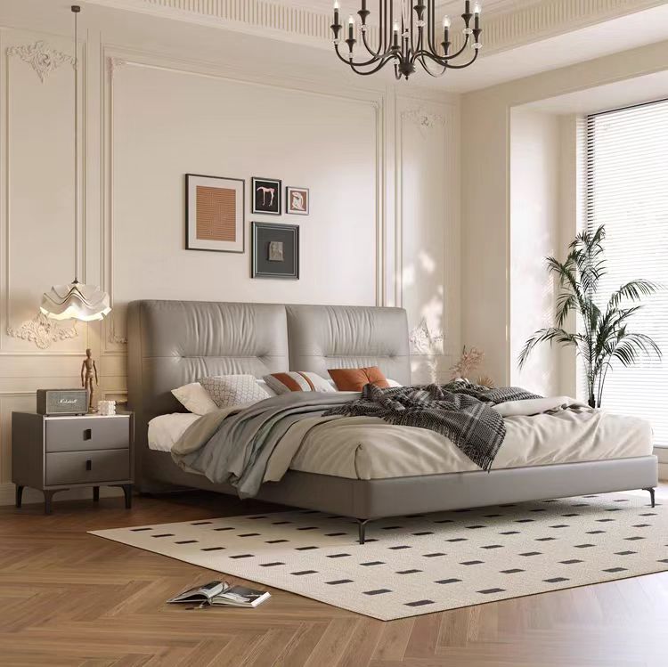 Gaoliang Bed High Quality Modern Leather OEM/ODM (RC22)