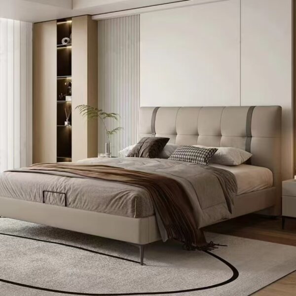 Gaoliang Bed Leather Luxury Design OEM/ODM (RC23)