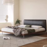 Gaoliang Bed Italian Leather Minimalist OEM/ODM (RC26)