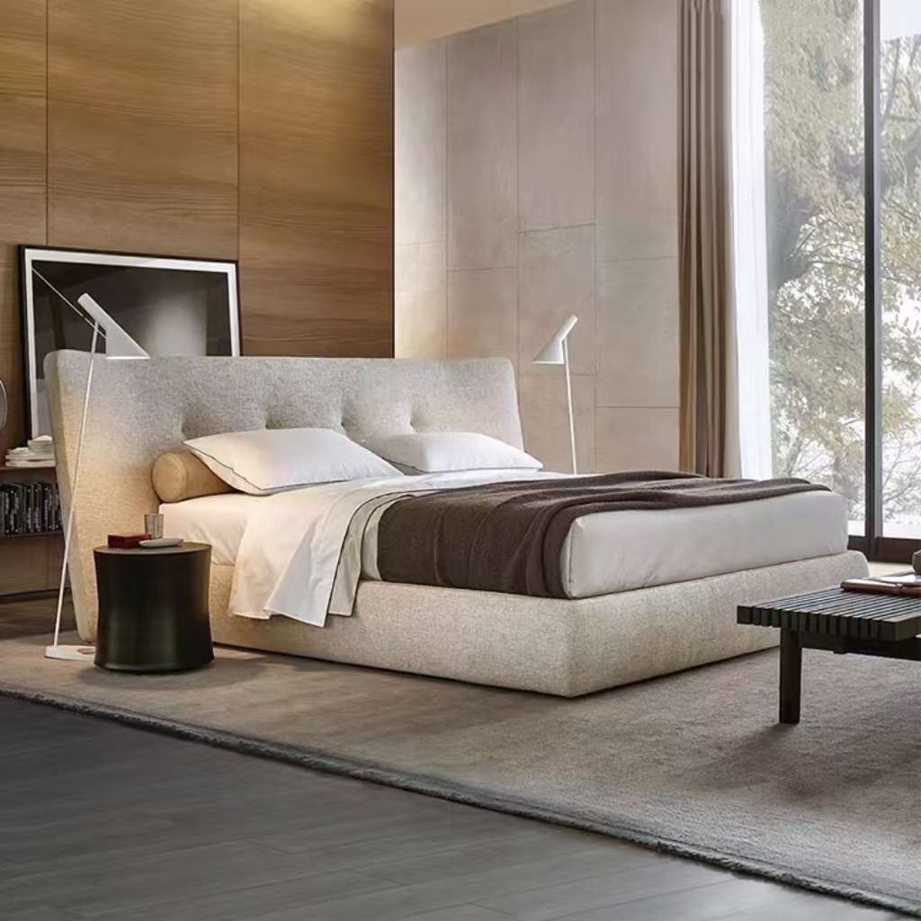 Gaoliang Bed Italian Modern Fabric OEM/ODM (RC31)
