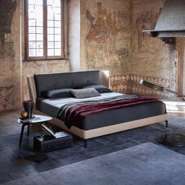 Gaoliang Bed Latest Design Fabric Wooden OEM/ODM (RC34)