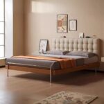 Gaoliang Bed Leather and Wooden frame OEM/ODM (RC36)