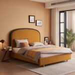 Gaoliang Bed Modern Nordic Fabric Full Size OEM/ODM (RC39)