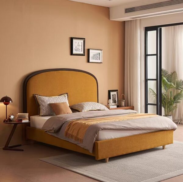 Gaoliang Bed Modern Nordic Fabric Full Size OEM/ODM (RC39)
