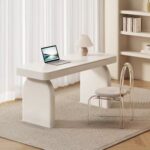 Gaoliang Office Desk Cream Style Wood Computer Table OEM/ODM (SZ04)