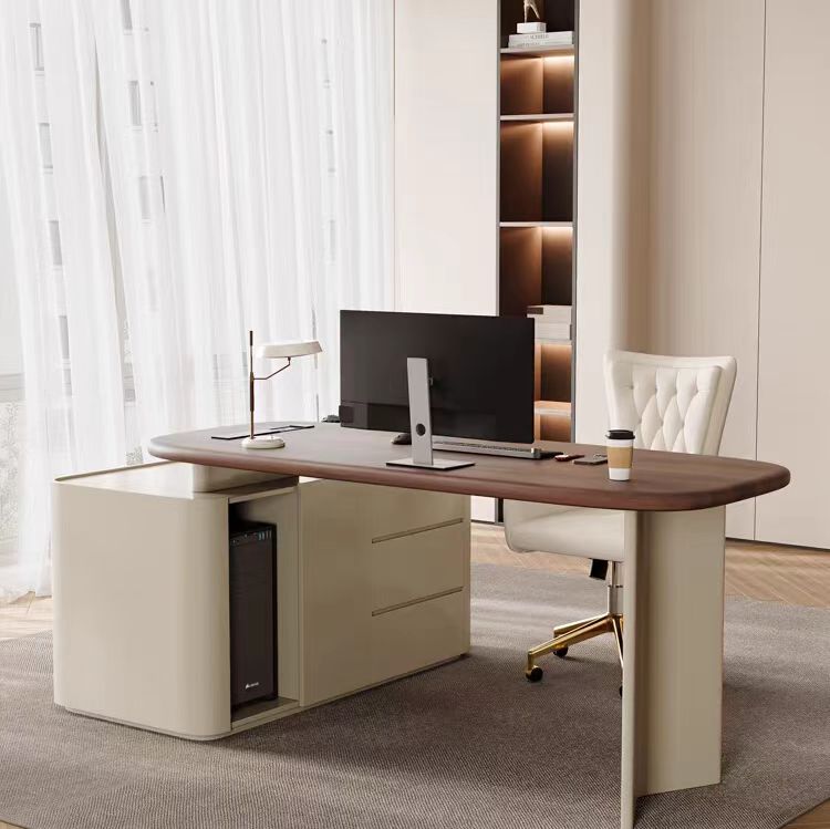 Gaoliang Office Desk Modern Solid Wood Home Office Furniture OEM/ODM (SZ09)