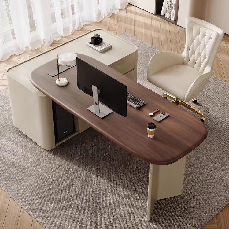 Gaoliang Office Desk Modern Solid Wood Home Office Furniture OEM/ODM (SZ09)