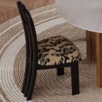 Gaoliang Dining Chair Solid Wood Leg Retro OEM/ODM (YZ191)