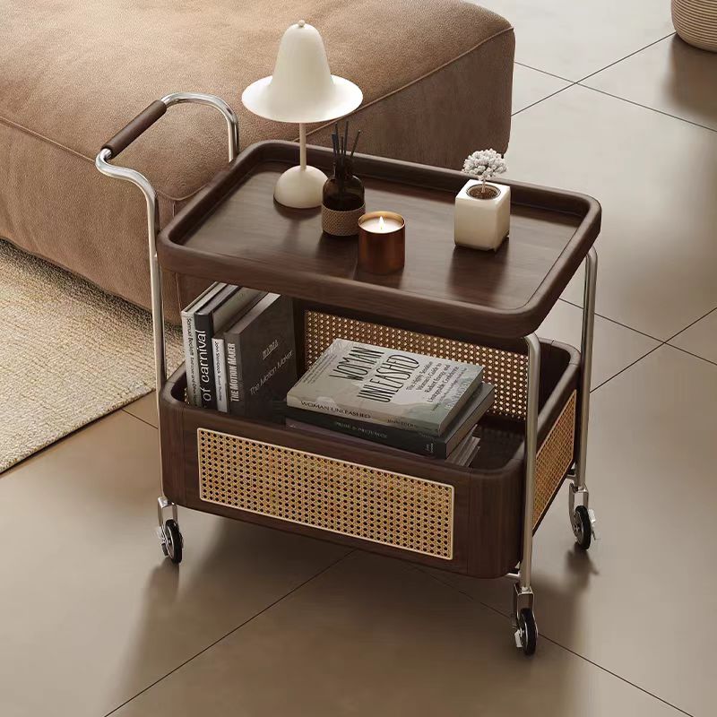 Gaoliang Side Table Retro Style Snack Storage For Living Room OEM/ODM (BJ87)