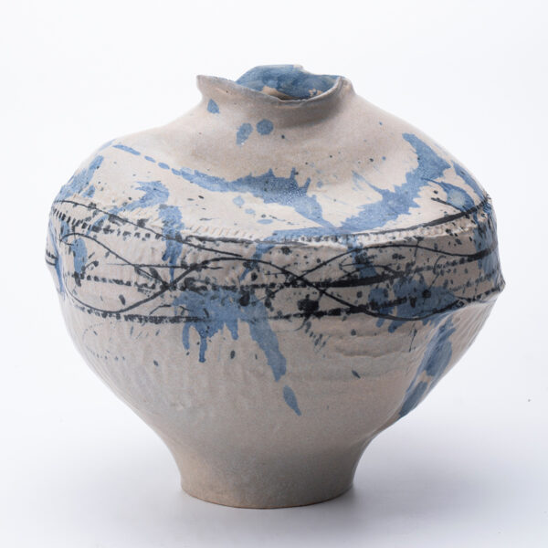 Gaoliang Ceramic Vase Round Circle Shape Hand Painted Home Decor OEM/ODM (CML143)