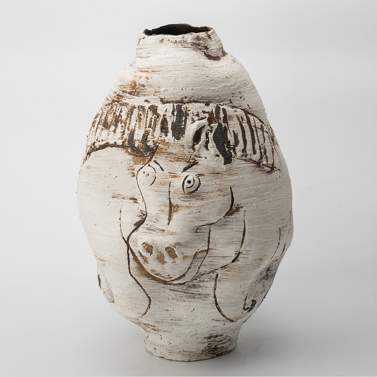 Gaoliang Vase Decor Modern Handmade Plain Ceramic Vase OEM/ODM (CML150)